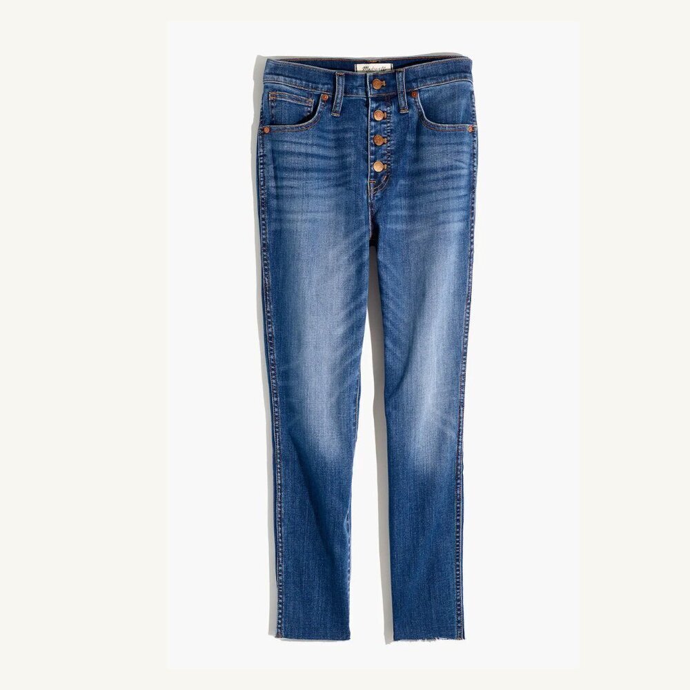 Madewell 10" High Rise Skinny Crop Jeans Size 29 - Picture 5 of 16